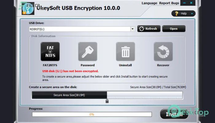 تحميل برنامج UkeySoft USB Encryption  10.1 برابط مباشر