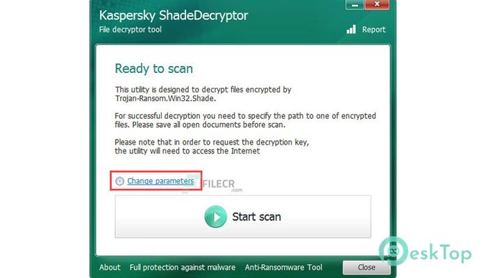 Kaspersky ShadeDecryptor 1.2.0.0 完全アクティベート版を無料でダウンロード