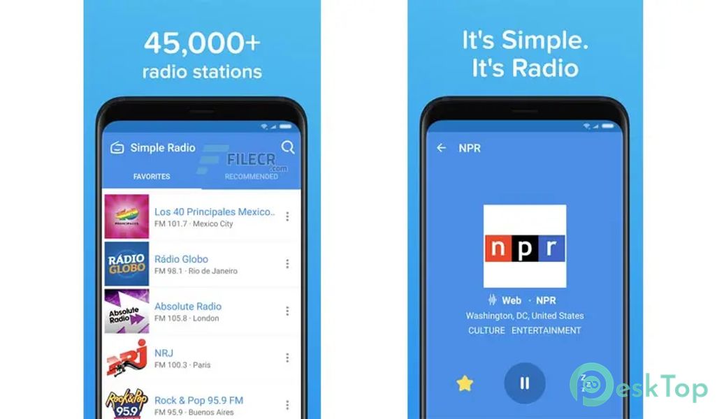 Simple Radio - Live AM FM Radio 5.9.9 APK MOD Полная бесплатная загрузка