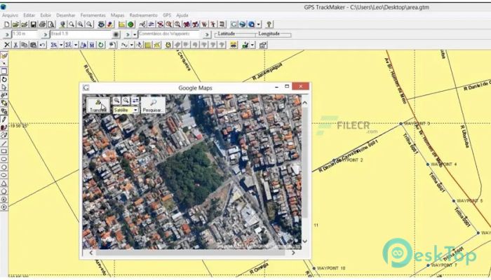  تحميل برنامج GPS TrackMaker Pro  4.9.603 برابط مباشر