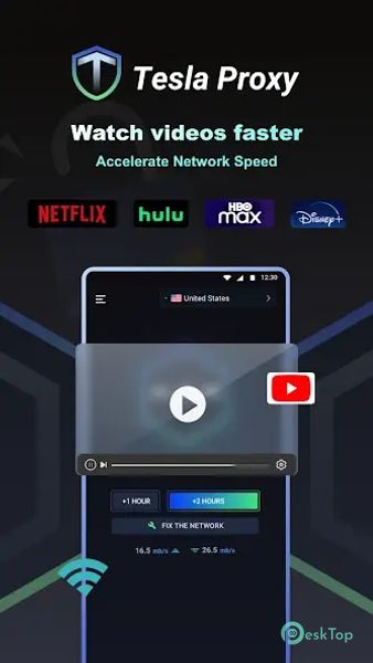 Tesla Proxy - Unlimited & Safe 1.3.004 APK MOD 完整免费下载