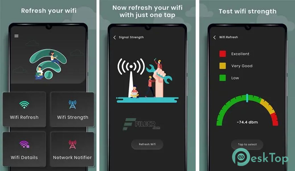 Wifi Refresh & Signal Strength
