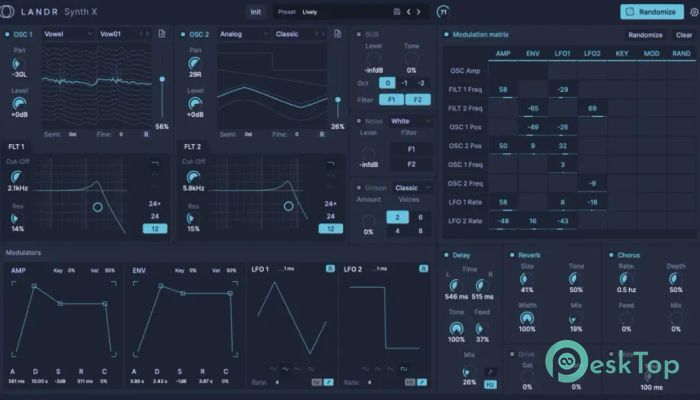 下载 LANDR Synth X v1.0.38 免费完整激活版