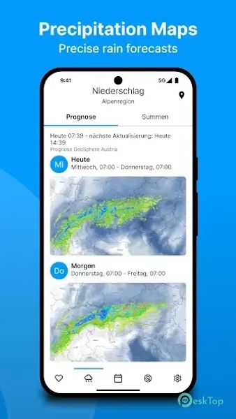 bergfex: weather & rain radar 3.16.0 APK MOD Полная бесплатная загрузка