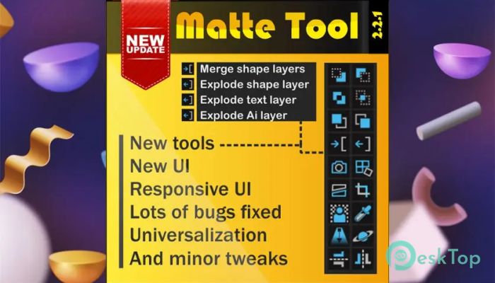 Aescripts - Matte Tool 2.2.0 Tam Sürüm Aktif Edilmiş Ücretsiz İndir