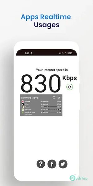 Internet speed meter0 1.6.3 APK MOD Tam Ücretsiz İndir