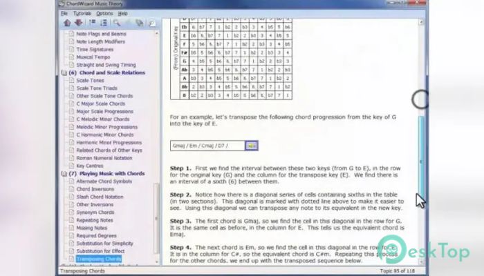 下载 ChordWizard Music Theory 3.0.3d 免费完整激活版