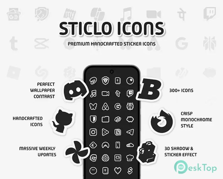 Sticlo Icons 1.1 APK MOD フル無料ダウンロード