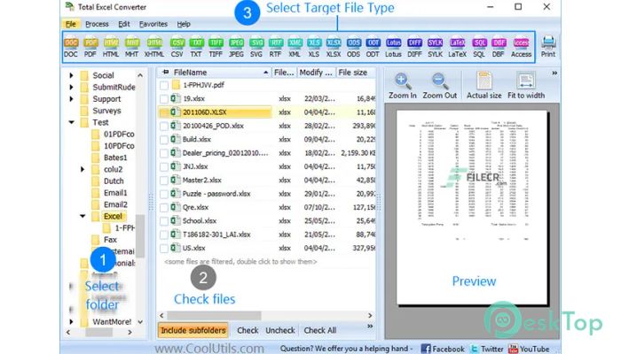 Coolutils Total Excel Converter 7.1.0.46 完全アクティベート版を無料でダウンロード