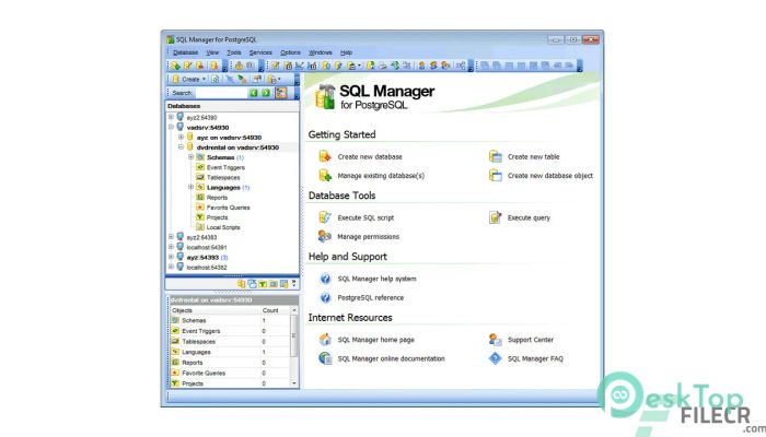 EMS SQL Manager for PostgreSQL  5.9.5 Build 52424 Tam Sürüm Aktif Edilmiş Ücretsiz İndir