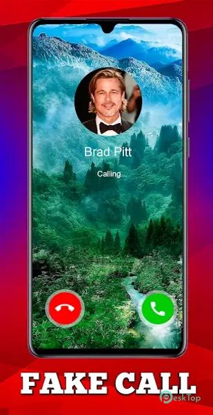 Fake Call Brad Pitt Prank 1 APK MOD フル無料ダウンロード