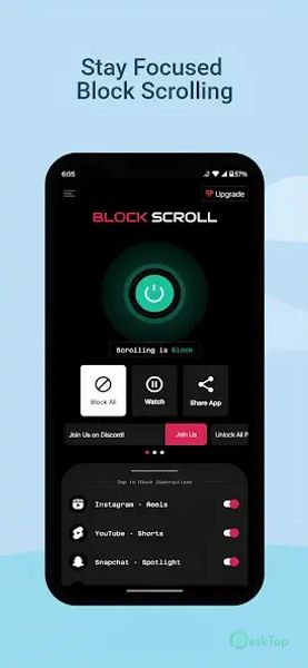 Block Scroll: No Shorts/Reels 2.0.2 APK MOD Tam Ücretsiz İndir