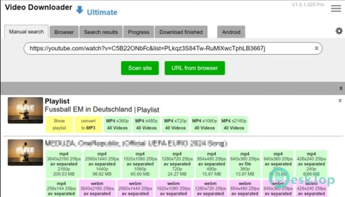 Video Downloader Ultimate 1.0.1.230 完全アクティベート版を無料でダウンロード