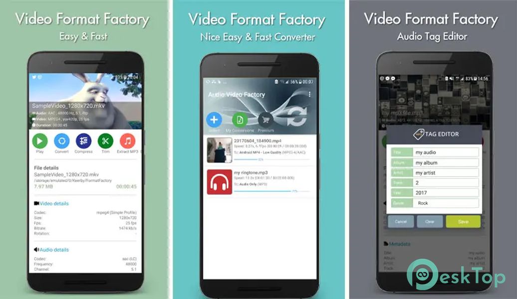 Video Format Factory 5.58 APK MOD Полная бесплатная загрузка