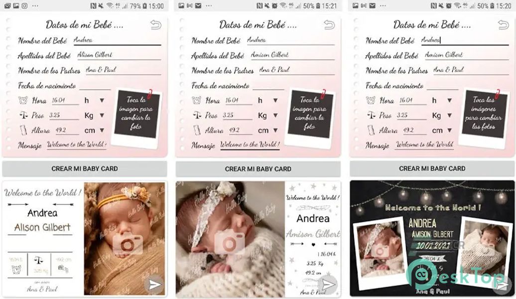 Hello Baby – Baby Card – Birth Announcement