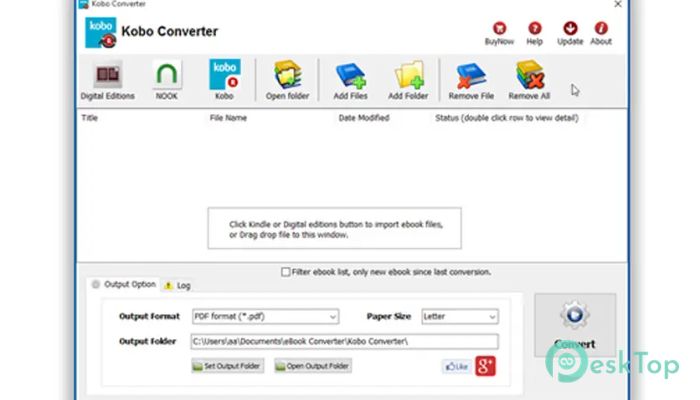 Kobo Converter 3.23.10920.394 Tam Sürüm Aktif Edilmiş Ücretsiz İndir