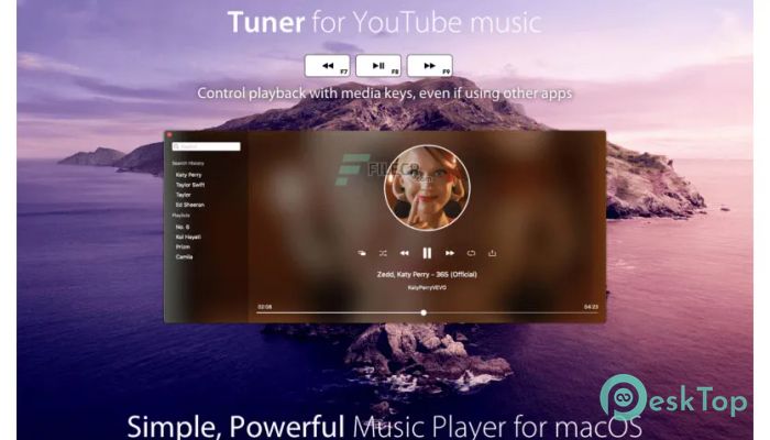 Tuner for YouTube music 6.1 Mac İçin Ücretsiz İndir