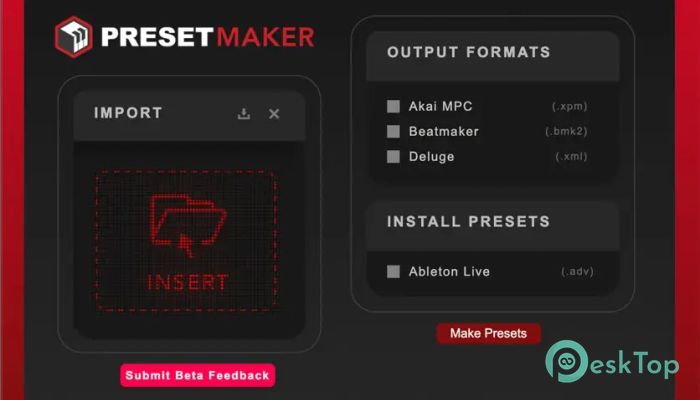 Télécharger Preset Maker 1.2.4.21 Gratuitement Activé Complètement