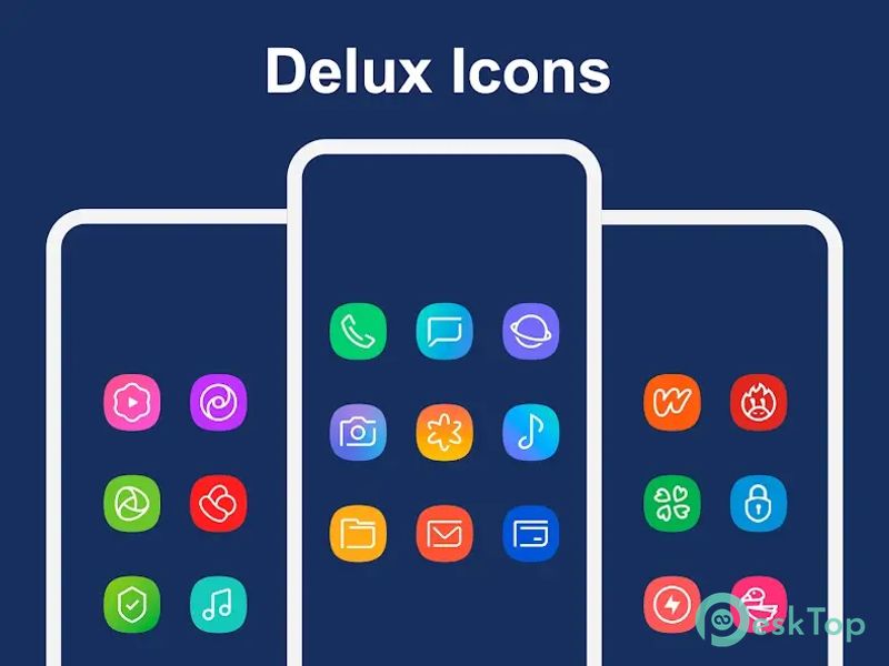Télécharger Delux - Icon Pack 2.7.6 APK MOD Gratuitement et Complet