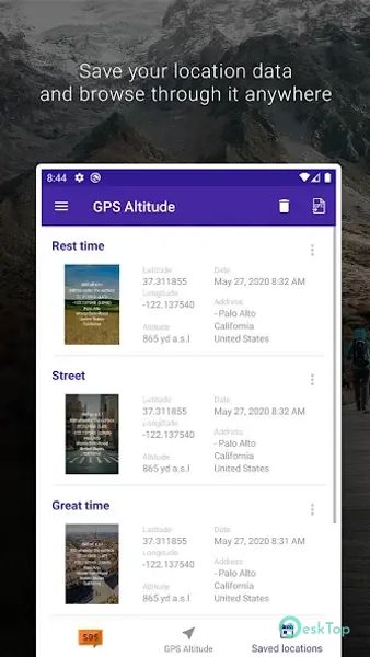 My Altitude and Elevation GPS 7.14 APK MOD تحميل مجاني كامل