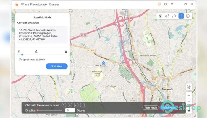  تحميل برنامج iWhere iPhone Location Changer 1.0.0 برابط مباشر