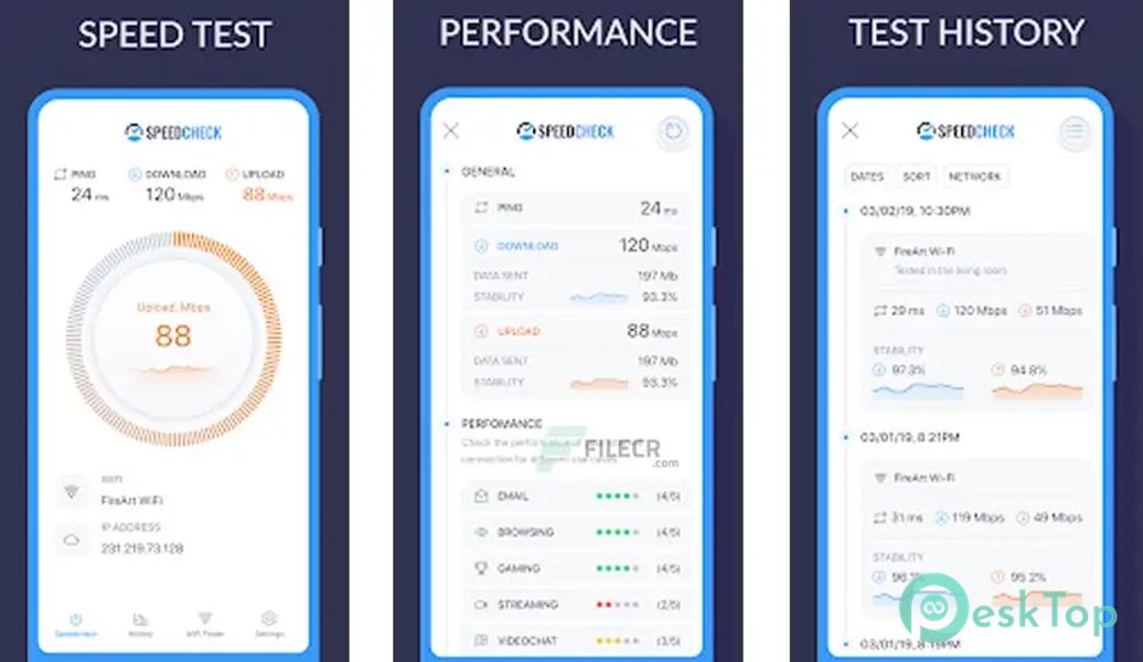 SPEEDCHECK Internet Speed Test