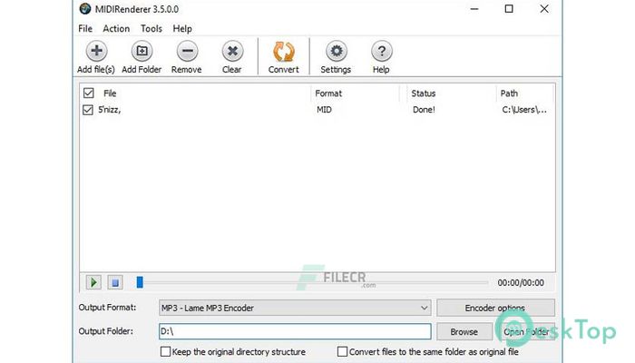 Abyssmedia MIDIRenderer 4.3 Tam Sürüm Aktif Edilmiş Ücretsiz İndir