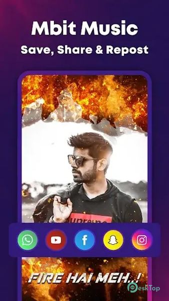 MBit Music Video Status Maker 14.7 APK MOD Tam Ücretsiz İndir