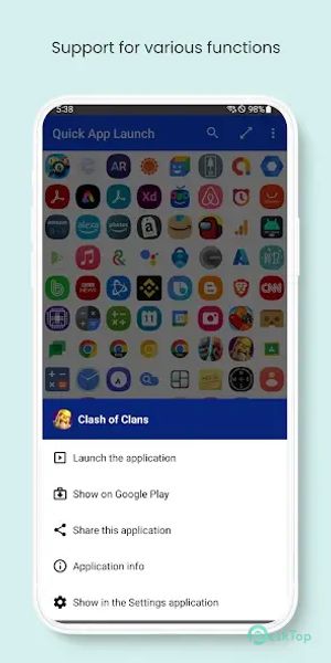Quick App Launch 1.1.3 APK MOD Unlocked (Full) Free Download