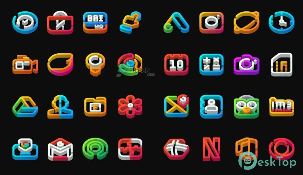 LineDock 3D – Icon Pack v1.0 APK MOD フル無料ダウンロード