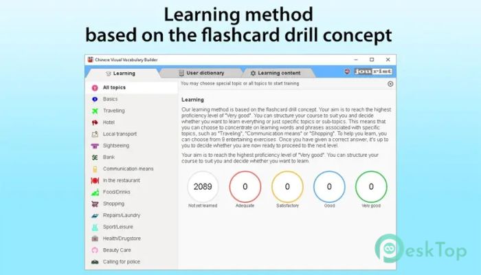 Chinese Visual Vocabulary Builder 1.2.8 Tam Sürüm Aktif Edilmiş Ücretsiz İndir