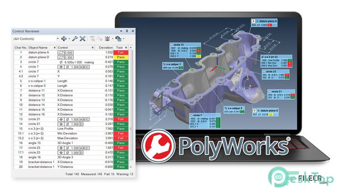 InnovMetric PolyWorks Metrology Suite 2021 IR5 Tam Sürüm Aktif Edilmiş Ücretsiz İndir