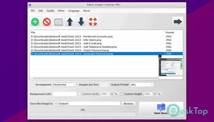 Download Batch Image Combiner PRO 1.2.4 Free Full Activated