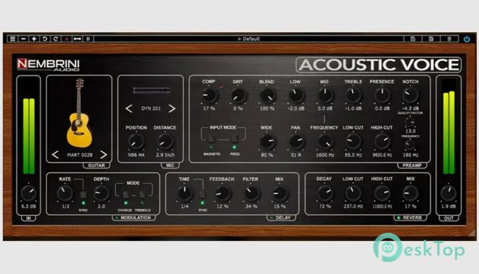 تحميل برنامج Nembrini Audio Acoustic Voice 1.0.1 برابط مباشر