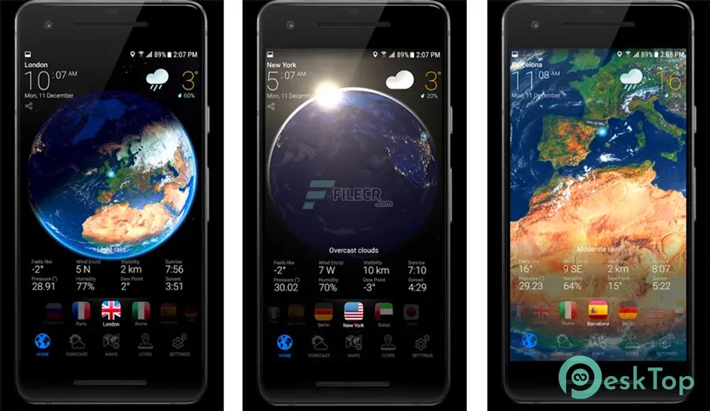 3D EARTH PRO - local forecast 1.1.53 APK MOD Unlocked (Full) Free Download