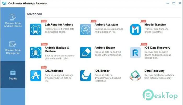 下载 Coolmuster Android WhatsApp Recovery 2.1.10 免费完整激活版