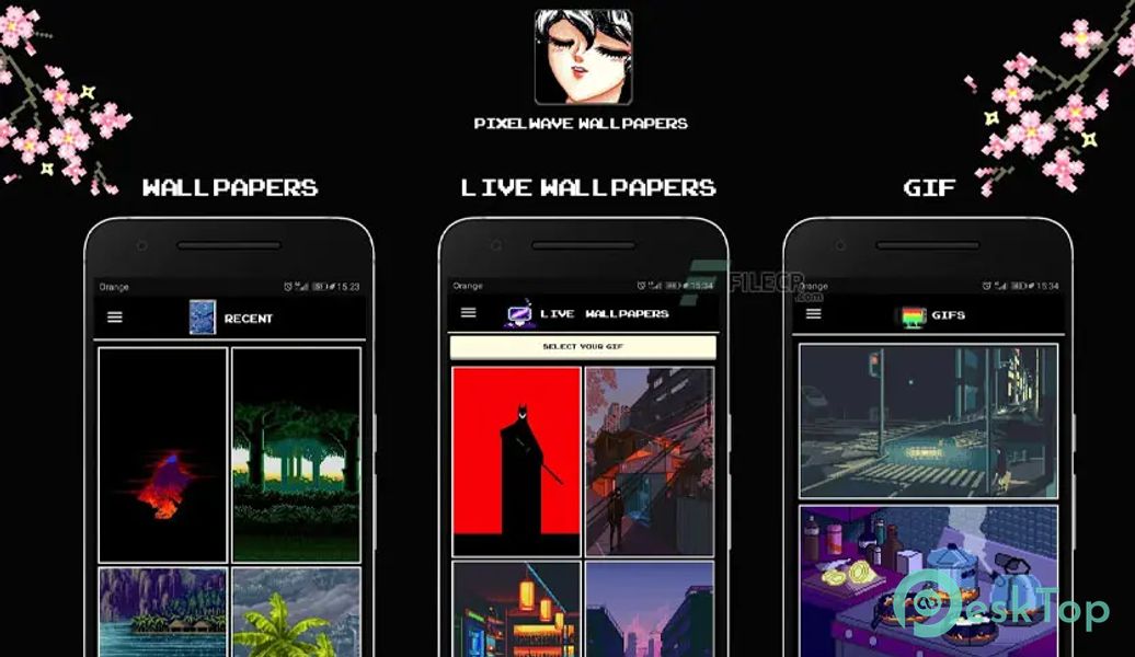 Pixelwave Wallpapers PRO Live Walls & Pixel Editor