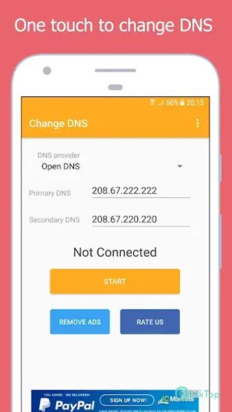Télécharger Change DNS (No Root 5G/Wifi) 1.5.5 APK MOD Gratuitement et Complet