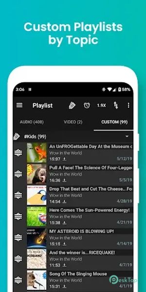 Podcast Addict - Podcast player 2025.1.1 build 21290 APK MOD Полная бесплатная загрузка