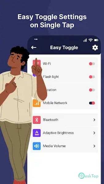 Quick Toggle Mobile Settings 4.0.0.4.0.0 APK MOD Descarga gratuita completa
