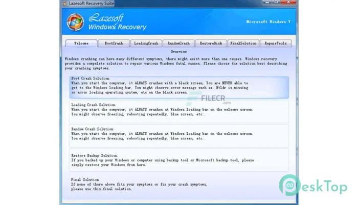  تحميل برنامج Lazesoft Windows Recovery  4.5.1.1 Professional / Server برابط مباشر