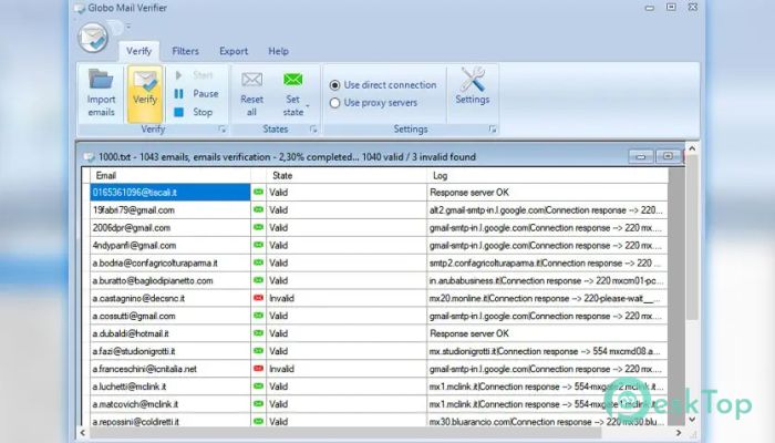Globo Mail Verifier 4.0 Tam Sürüm Aktif Edilmiş Ücretsiz İndir