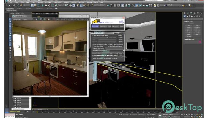 تحميل برنامج FStormRender  for 3ds Max v1.4.3d برابط مباشر