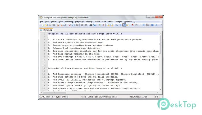 Notepad++ 8.5.8 instal the last version for apple