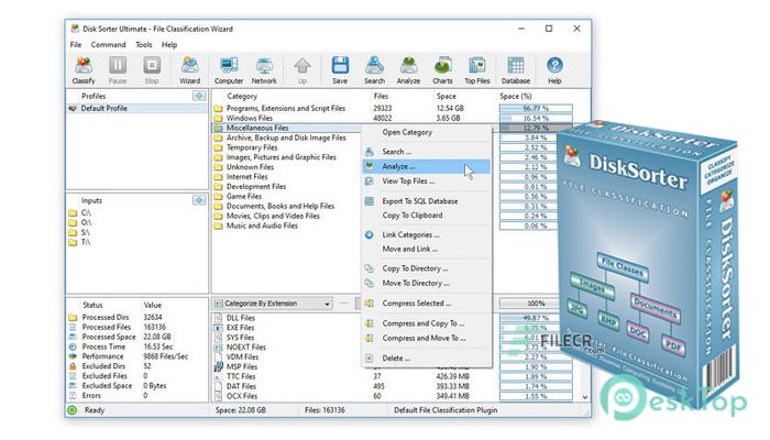  تحميل برنامج Disk Sorter  14.4.18 Pro / Ultimate / Enterprise برابط مباشر