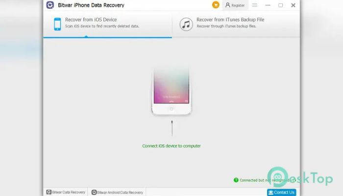 Bitwar iPhone Data Recovery 1.0.0 Tam Sürüm Aktif Edilmiş Ücretsiz İndir