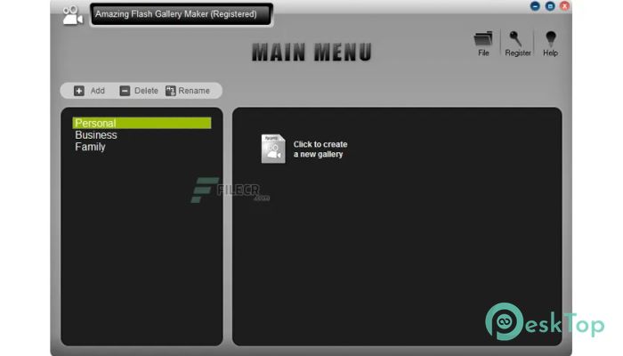 Скачать Amazing Flash Gallery Maker  3.3.0 полная версия активирована бесплатно