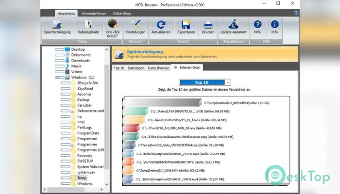 ASCOMP HDD-Booster Professional 2.004 Tam Sürüm Aktif Edilmiş Ücretsiz İndir