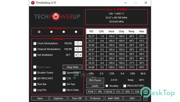 Download ThrottleStop 9.6 Free Full Activated