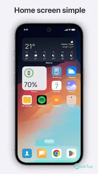 Simple Launcher - Home Screen 3.1.9 b169 APK MOD تحميل مجاني كامل